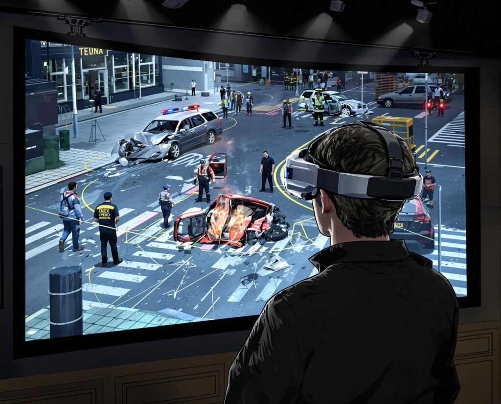 Virtual Reality in Accident Reconstruction and technology in personal injury cases
