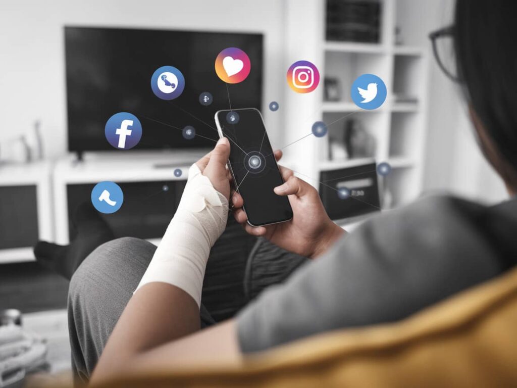 personal injury claim and social media